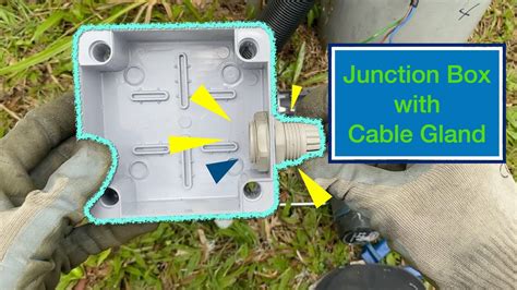 how to ground a wire to a junction box|exterior junction box installation.